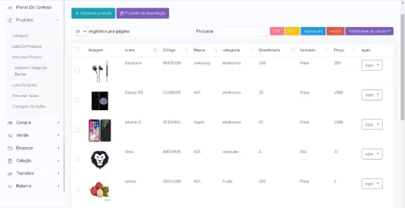 Gerenciamento De Estoque Com Pos Ponto De Venda