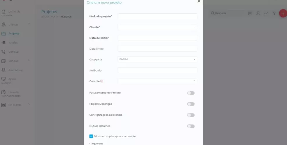 Gerenciamento De Projetos Laravel