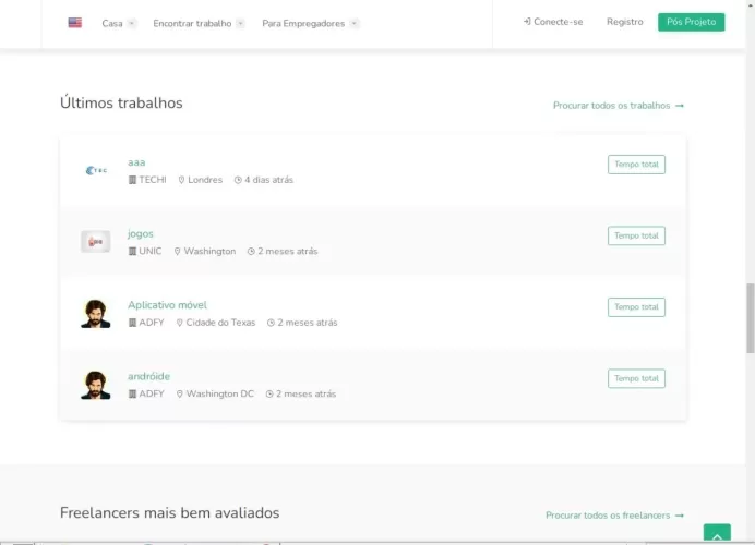 Sistema   De Serviços Freelancers