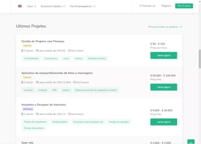 Sistema   De Serviços Freelancers
