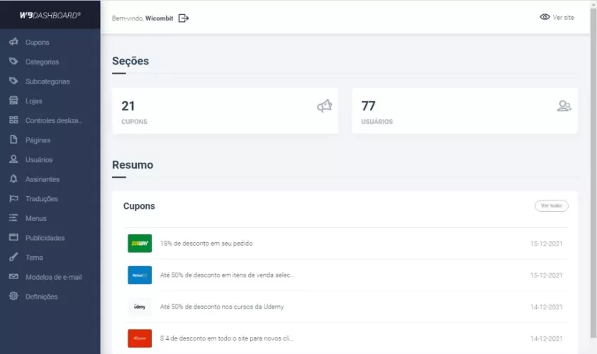 Sistema De Cupons E Descontos