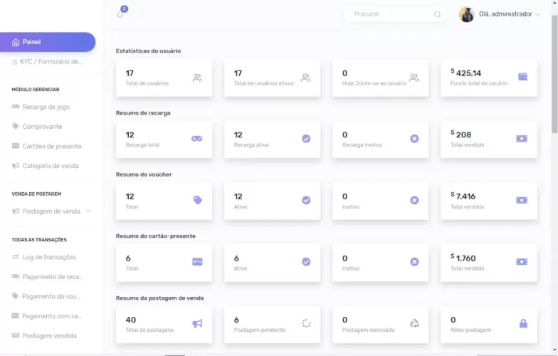 Loja digital de jogos