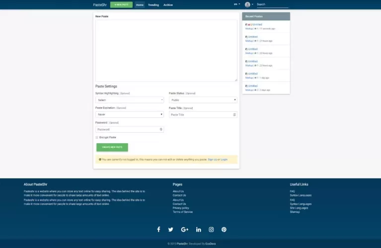 Compartilhamento De Texto