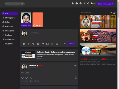 Sistema Para Criadores De Conteúdo Semelhante Onlyfans 3