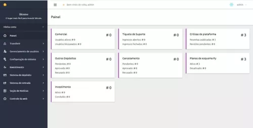 Sistema De Mineração De Bitcoin