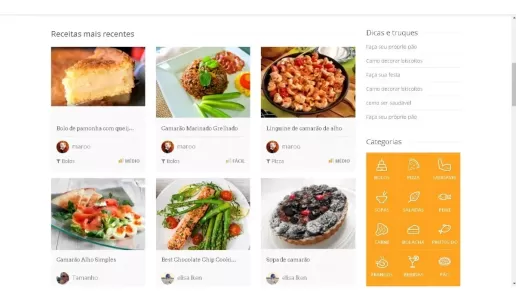Sistema  Site De Receitas 3