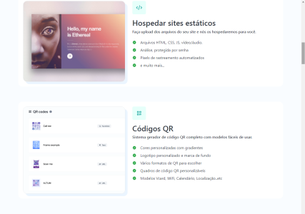 Bio Links, encurtador de URL, códigos QR e ferramentas da Web (SAAS) 3