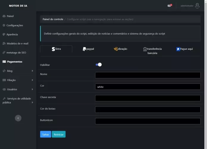 Plataforma de Inteligência Artificial e Geração de Conteúdo (SaaS)