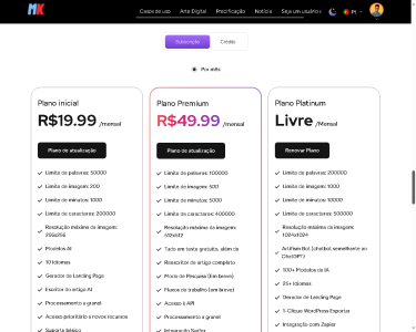 Sistema Saas Gerador De Conteúdo E Imagem De Ia 5
