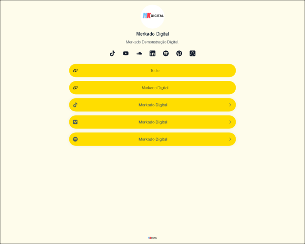 Gerenciamento de BIO Link SaaS