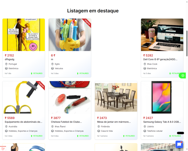Script Para Classificados Marketplace Laravel