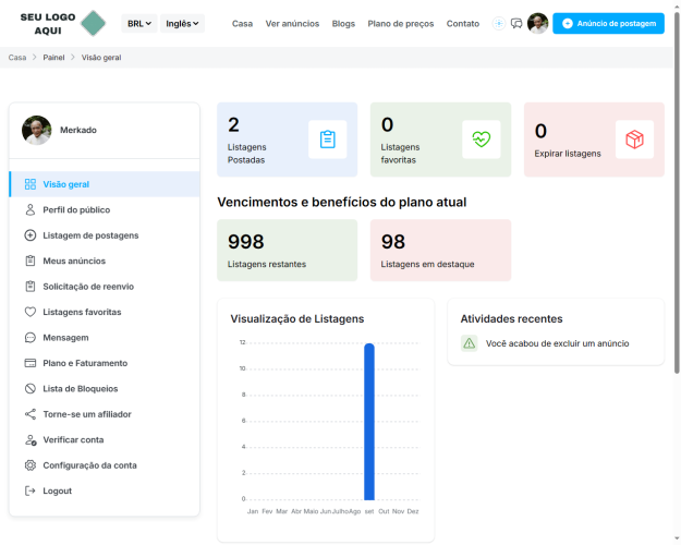 Script Para Classificados Marketplace Laravel