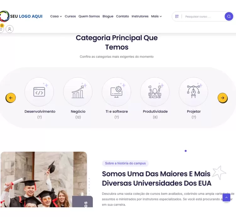 Sistema De Gerenciamento De Cursos E Aprendizagem Php