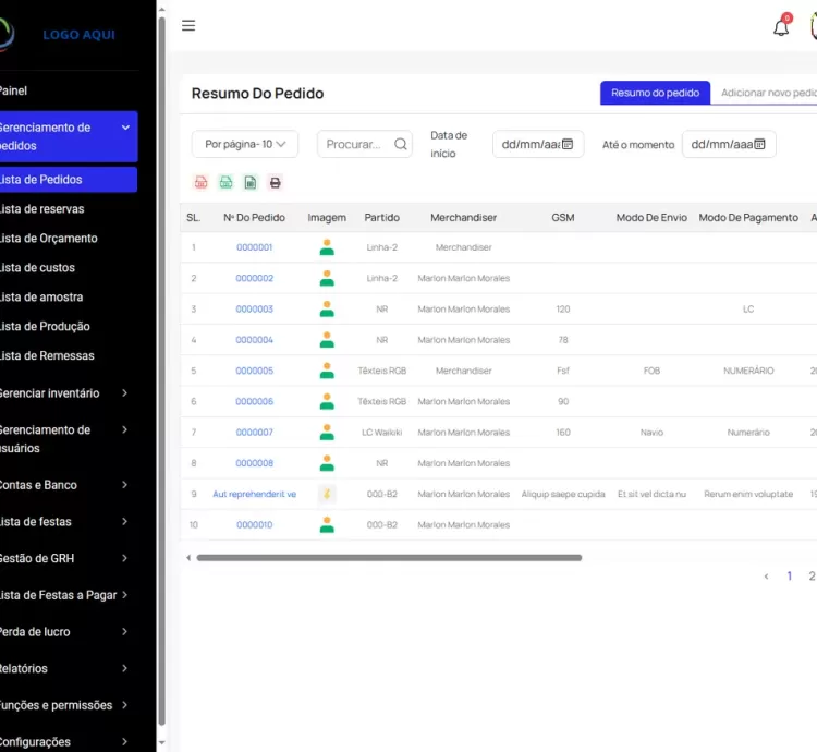 Sistema Erp Industrial De Vestuário E Têxtil Php