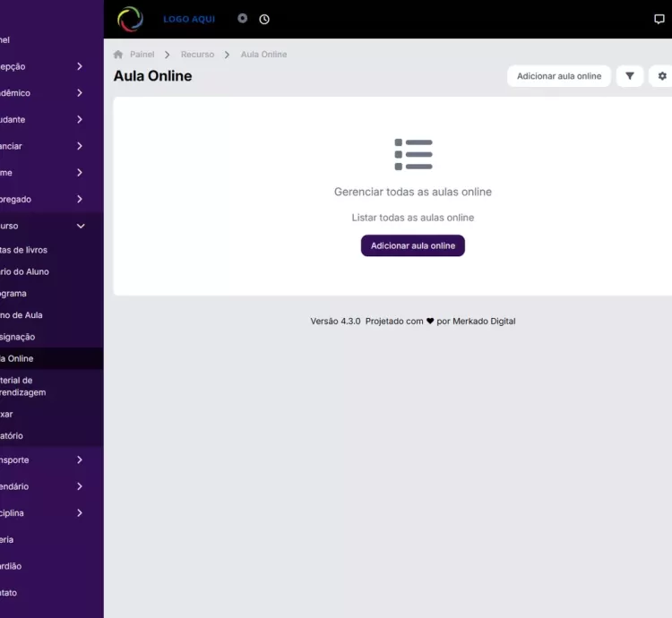 Sistema De Gestão Escolar Com Erp