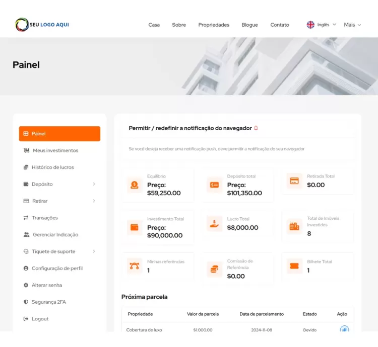 Sistema de Investimento Imobiliário