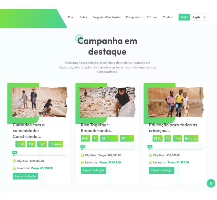 Sistema Para Doações Tipo Vakinha