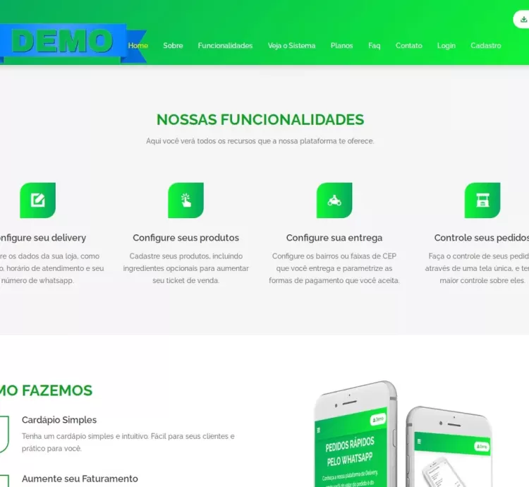 Sistema De Delivery Multicardápios Com Integração Whatsapp