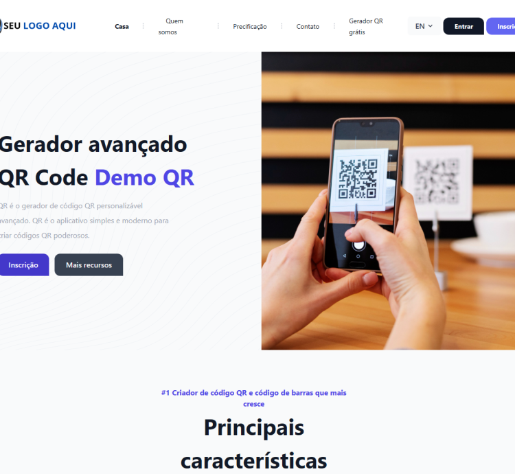 Sistema Gerador Qr Code + Código De Barras Saas