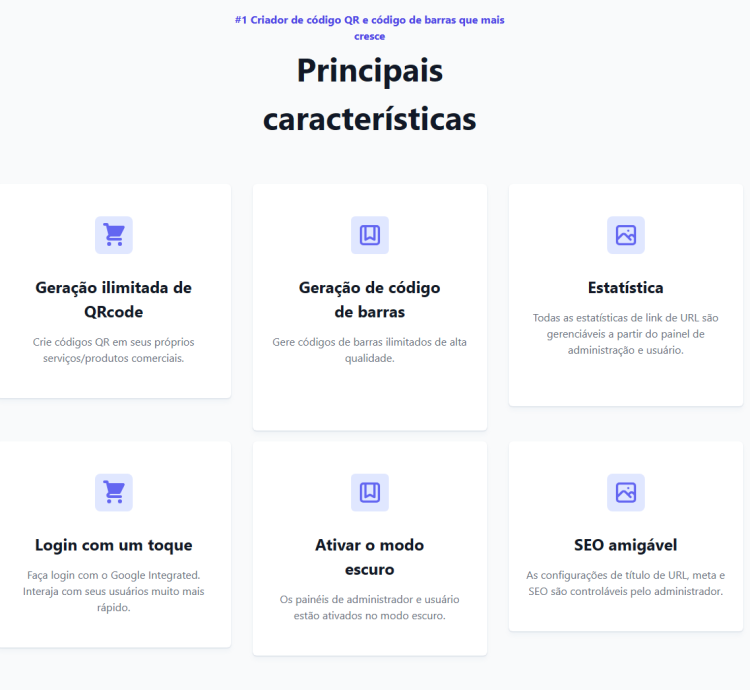 Sistema Gerador Qr Code + Código De Barras Saas