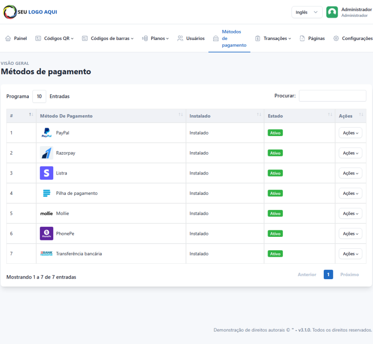 Sistema Gerador Qr Code + Código De Barras Saas
