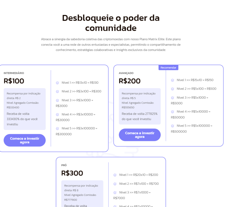 Sistema Para Investimentos Cripto Trading Vários Níveis Php
