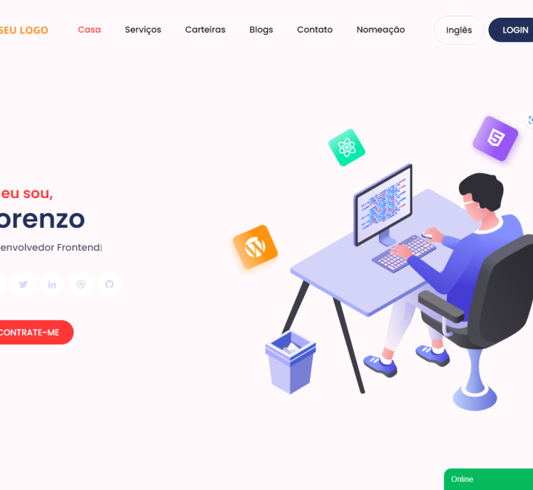 Sistema Construtor De Sites Portfolio Saas