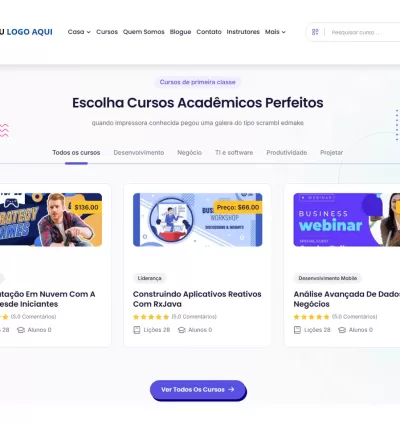 Sistema De Gerenciamento De Cursos E Aprendizagem Php 6