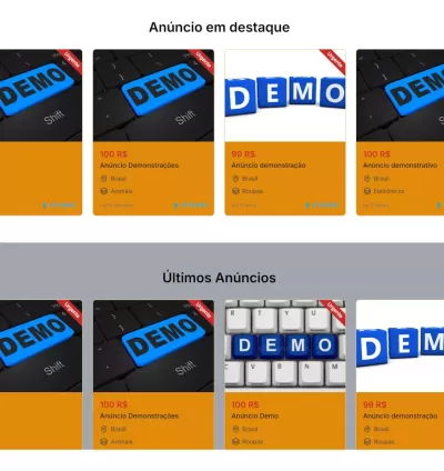 Sistema de Anúncios e Classificados Marketplace Laravel