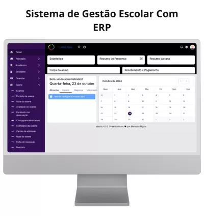 Sistema De Gestão Escolar Com Erp