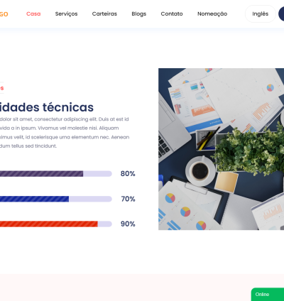 Sistema Construtor De Sites Portfolio Saas 7