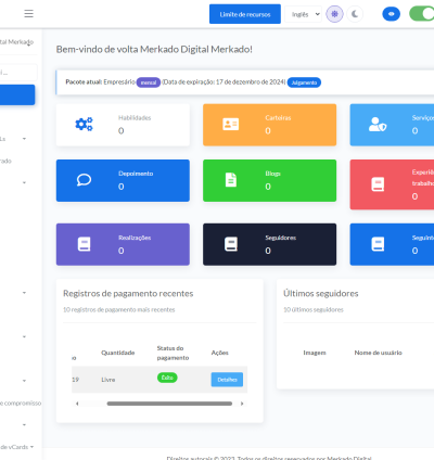 Sistema Construtor De Sites Portfolio Saas 3