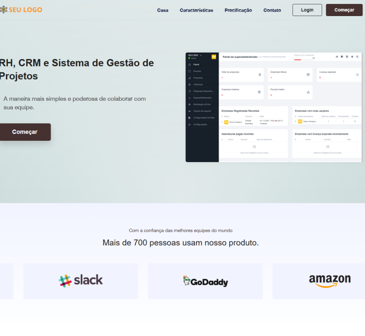 Sistema Para Gerenciamento De Projetos Saas