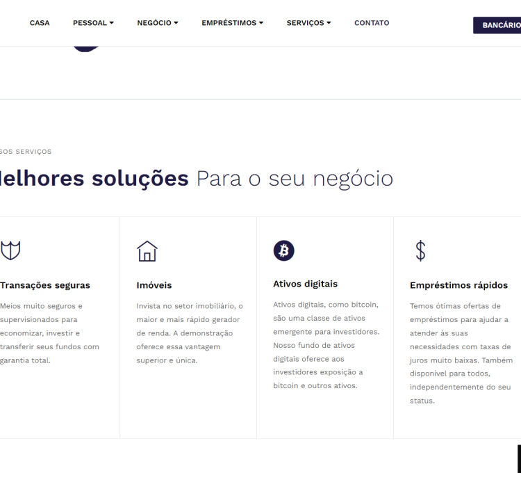 Sistema Bancário Online Com Sms