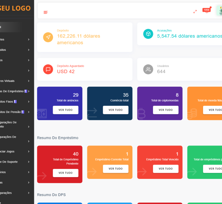 Sistema Crypto P2P Exchange, Cartões De Débito Gateway De Pagamento