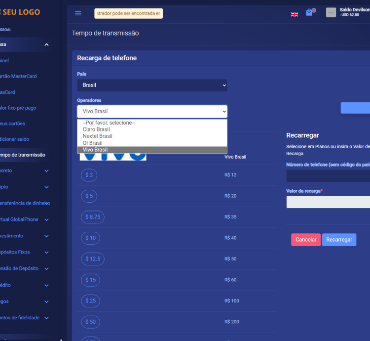 Sistema Crypto P2P Exchange, Cartões De Débito Gateway De Pagamento
