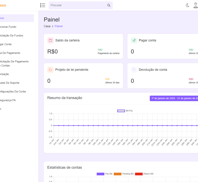 Sistema De Recarga E Pagamento De Contas E Serviços Públicos