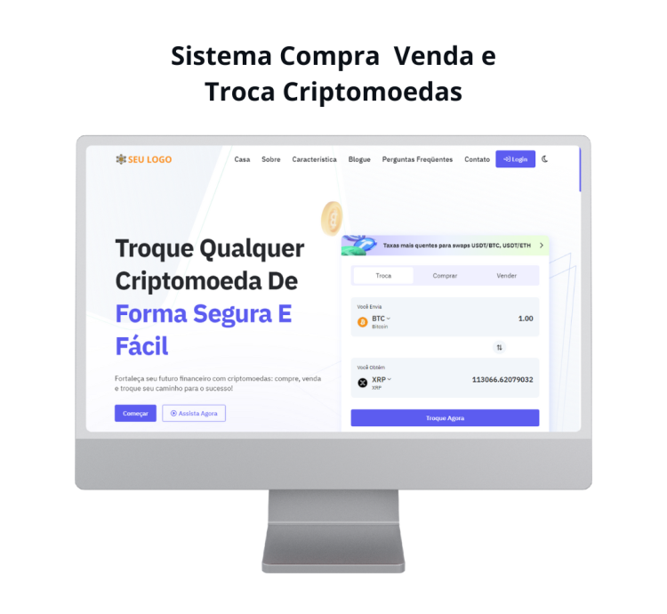 Sistema Compra  Venda E Troca Criptomoedas