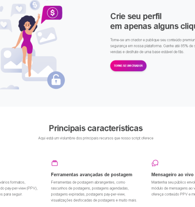 Sistema Saas Para Criadores De Conteúdo 8