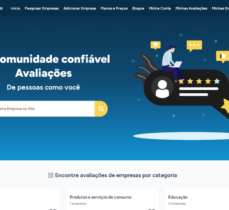 Sistema De Avaliações Tipo Trustpilot