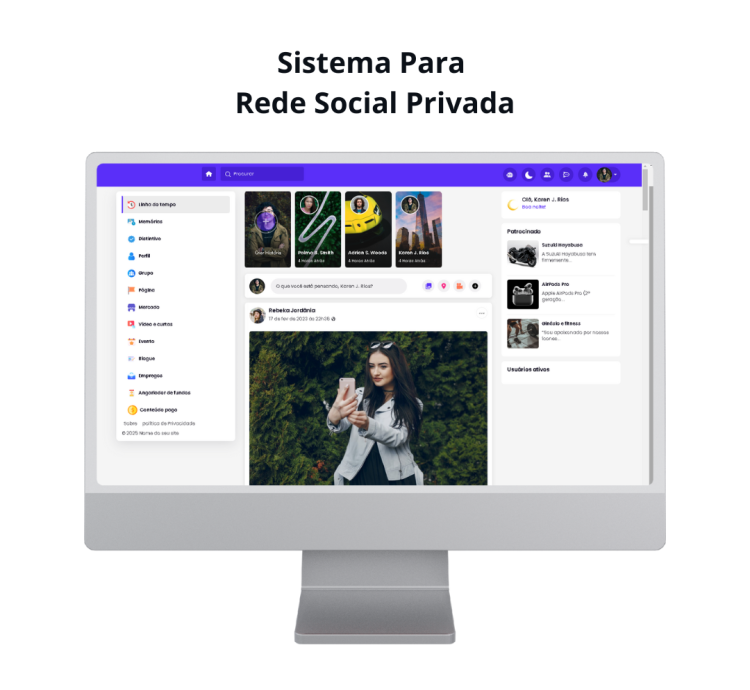 Sistema Para Rede Social Privada