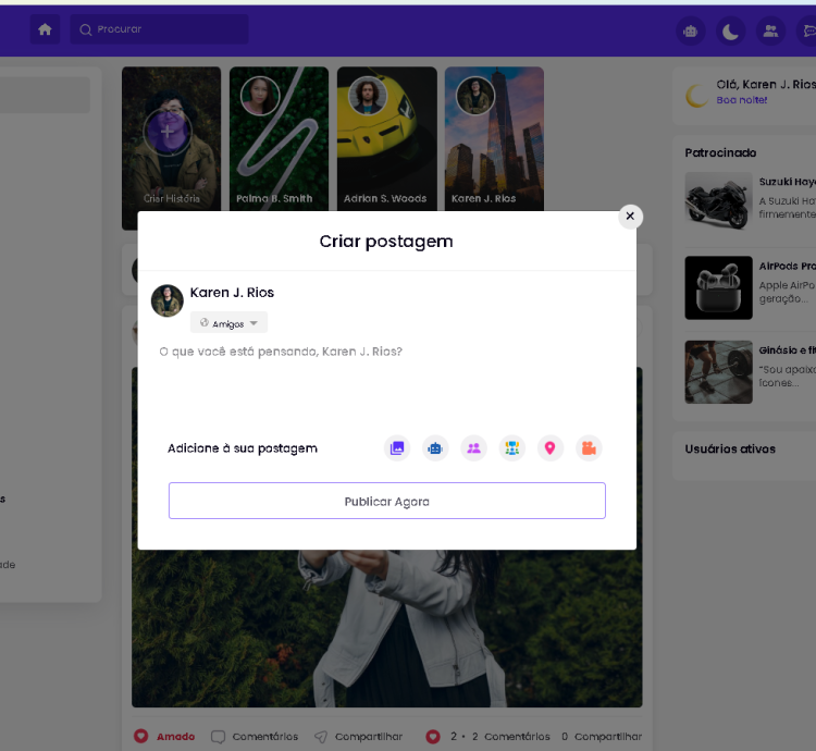 Sistema Para Rede Social Privada