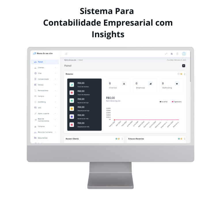 Sistema Para Contabilidade Empresarial Com Insights