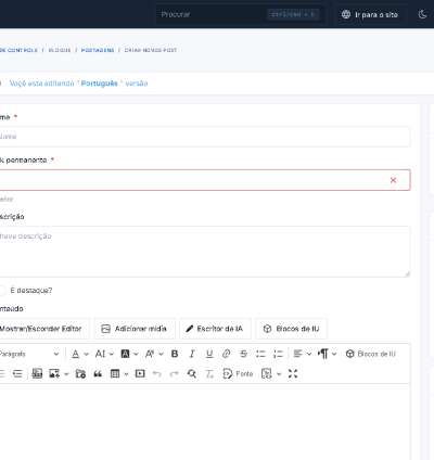 Sistema Para Site De Noticias E Blog 3