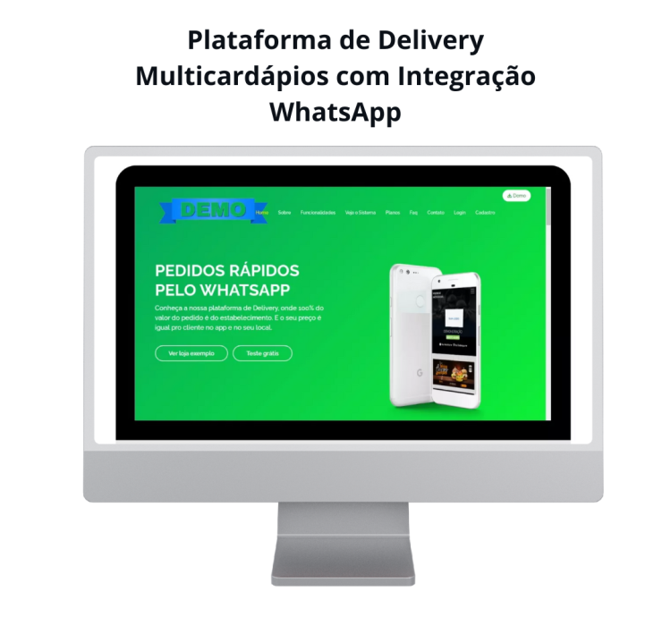 Plataforma de Delivery Multicardápios com Integração WhatsApp