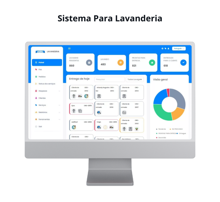 Sistema Para  Lavanderia