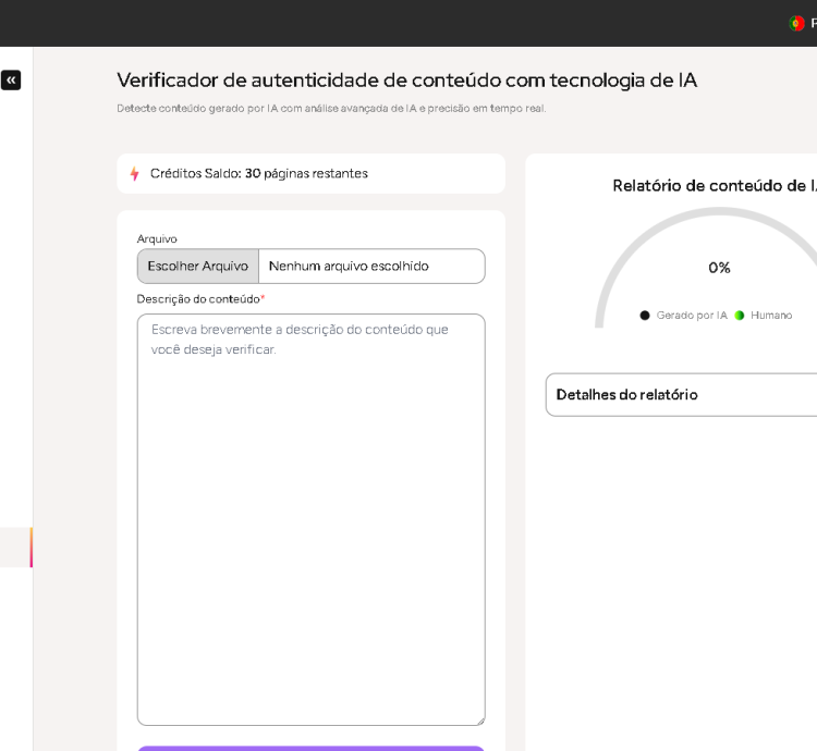 Sistema Para Gerador De Conteúdo E Imagem De Ia Saas