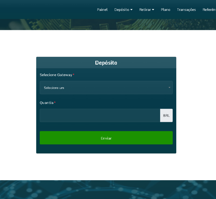 Sistema Investimentos Matriz Multinível