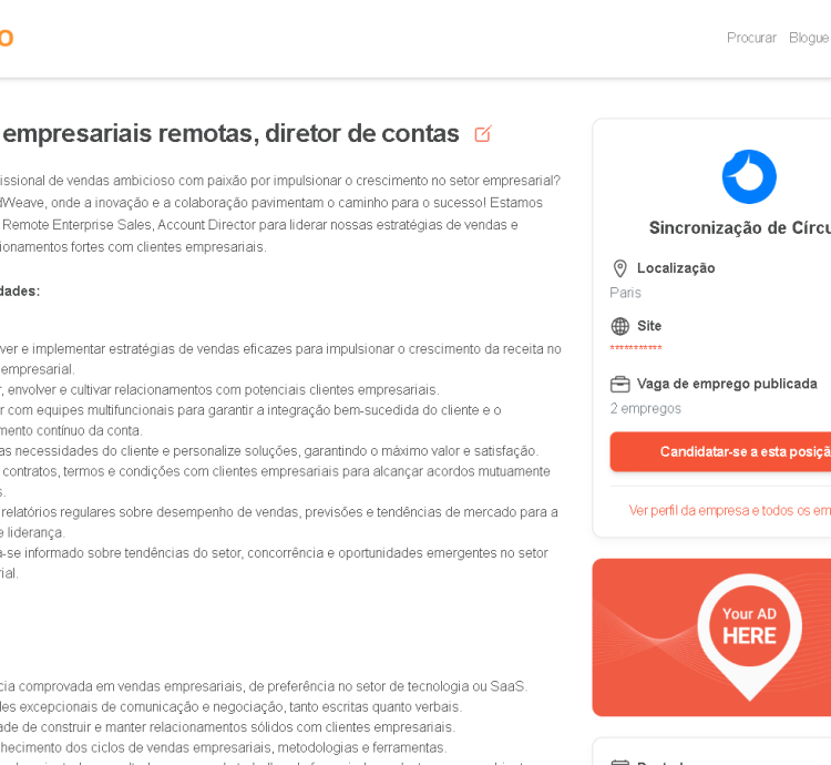 Sistema Plataforma Saas De Listagens De Empregos