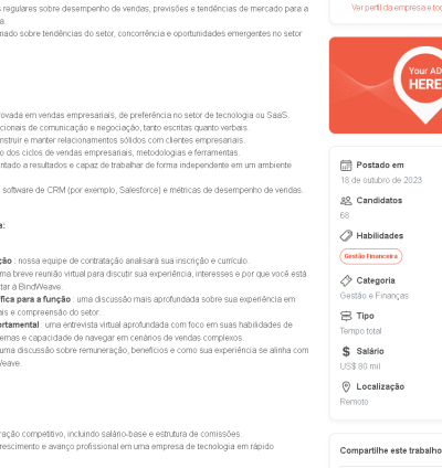 Sistema Plataforma Saas De Listagens De Empregos 6